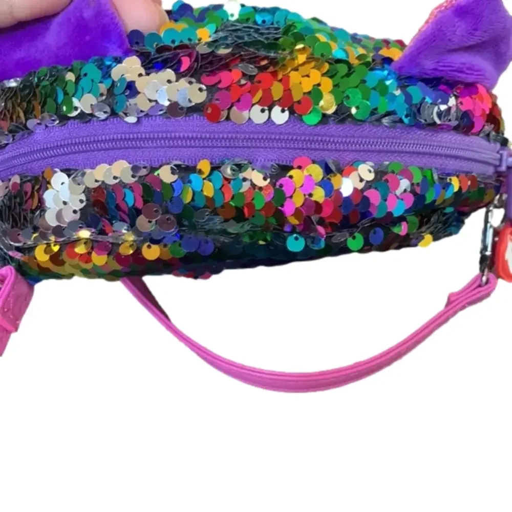 Dotty TY Fashion Flip Sequin Leopard Purse